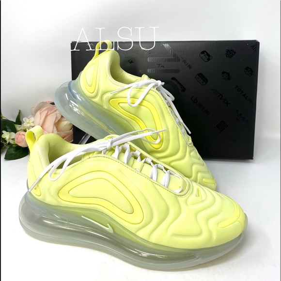 Nike Air Max 720 SE Luminous Green Yellow W AUTHEN - Picture 5 of 8